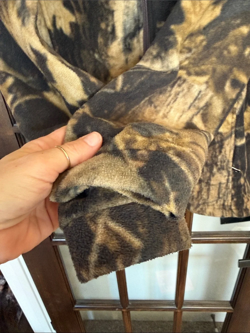 Columbia Boys Youth XL (18/20) Camo Fleece Zipper Jacket Hunting Season Gear
